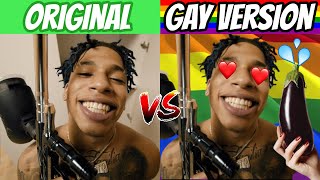 POPULAR RAP SONGS vs GAY VERSIONS PART 3 [upl. by Ailegra]