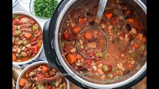 Instant Pot Ham amp Bean Soup [upl. by Adniral433]