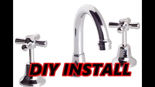 Replacing bathroom taps DIY Its easy [upl. by Christabelle]