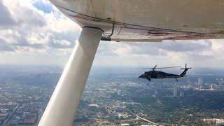 Black Hawk Intercepts a Cessna 182 [upl. by Ydnab]