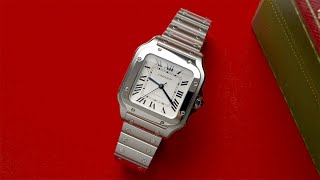 The Cartier Santos Medium Finally [upl. by Luckin]