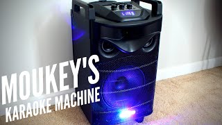 Best Portable Karaoke Machine Moukeys Karaoke Machine and Speaker [upl. by Streeto]