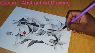 Cubism Art  Abstract Art  Drawing [upl. by Pauwles]