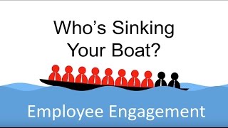 Employee Engagement  Whos Sinking Your Boat [upl. by Tove460]