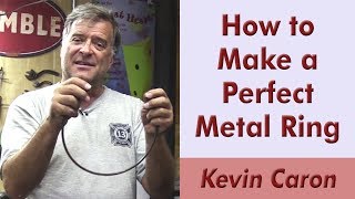 How to Make a Perfect Metal Ring  Kevin Caron [upl. by Shurlocke]