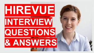 HIREVUE Interview Questions Tips and Answers How to PASS a HireVue Interview [upl. by Hidie]