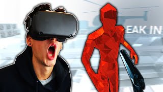 I ENTERED THE MATRIX SUPERHOT VR [upl. by Grani741]