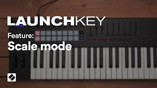 Launchkey MK3  Scale Mode  Novation [upl. by Joao]