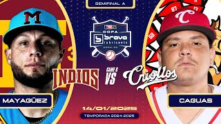 14125🎥LBPRC Semifinal A 🇵🇷 Indios de Mayagüez 🆚 Criollos de Caguas⚾️ [upl. by Lela208]