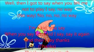 Spongebob quotGoofy Goober Rockquot Lyrics [upl. by Small]