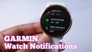 Garmin Watch Notifications [upl. by Anetsirhc]