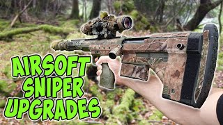 Airsoft Sniper Upgrades Silverback SRS [upl. by Hgieloj]