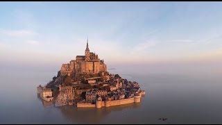 The Magical MontSaintMichel an Island once more at high tide [upl. by Narrad]